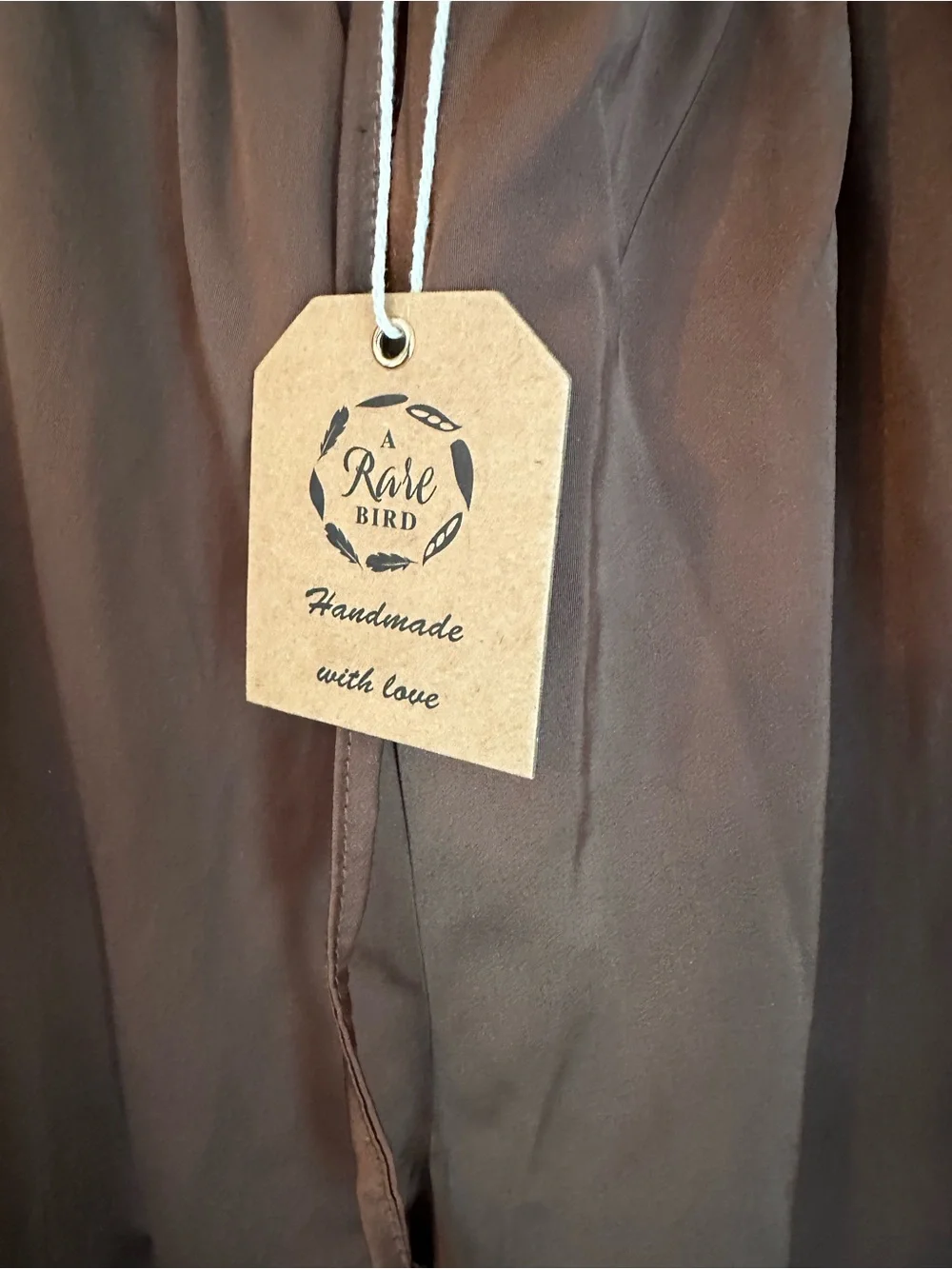 A Rare Bird Boho Ruffle Wide-Leg Pants in Brown — Women's - Picture 3 of 9